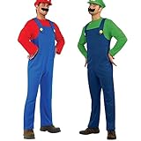 YUUGYD Super Brothers Cosplay Kostüme für Erwachsene Kinder, Halloween Carnival Cosplay Kostüm,...