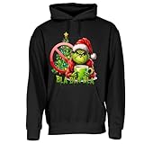 Grinch Lustig bedruckter Hoodie | Unisex Pullover, Kapuzenpullover, Sweatshirt ,Pulli,...