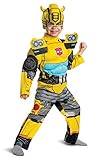 Disguise Bumblebee Costume, Toddlers Muscle Transformer Costumes for Boys, Padded Character...
