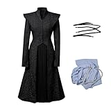 CosFantasy Daenerys Cosplay-Kostüm für Damen, Schwarz, Uniform, Outfits mp004092, Größe XL