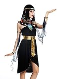 dressmeup W-0264-M/L Kostüm Damen Frauen Karneval Halloween Ägypterin Kleopatra Cleopatra...