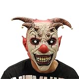 Halloween Clown Maske, CompraFun Horror Halloween Kostüm, Latex Clown Masken, Karneval Party...