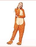Joy Start Erwachsene Onesie Tier Pyjamas Unisex Karneval Halloween Cosplay Kostüm Nachtwäsche...