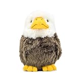 Uixxducc Kuscheltier Adler Plüschtier für Kinder Realistischen Plüsch Adler Spielzeug Wurfkissen...