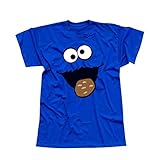 T-Shirt Krümelmonster Kekse Karneval Fasching Kostüm Sesamstraße Herren XS - 5XL Verkleidung...