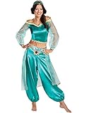 Yigoo Karneval Kostüm Damen Erwachsene Jasmin Prinzessin Pailletten Cosplay Crop Top Hose Stirnband...