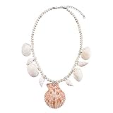 Boland 51031 - Halskette Meerjungfrau, Kette mit Muscheln und Perlen, für Erwachsene, Modeschmuck,...