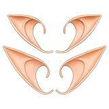 Aomig Elfenohren, 2 Paar Fairy Pixie Elf Ohren für Kinder und Erwachsene, Party Elfen Ohren Cosplay...