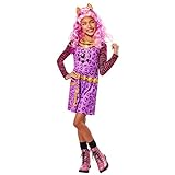 Rubies Clawdeen Classic Kostüm für Mädchen, Kleid und Stirnband, offizielles Monster High Kostüm...