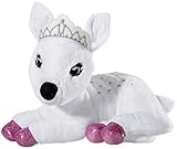 Heunec 751774 CROWNIE Rehkitz liegend, Weiß (30 cm)