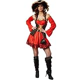 dressforfun Frauenkostüm sexy Seeräuber-Braut | Kurz geschnittenes Kleid | Farblich abgestimmte...