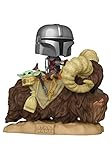 Funko Pop! Deluxe: Star Wars: The Mandalorian - Mando On Bantha mit Grogu (The Child, Baby Yoda) -...