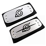Jebester Naruto Leaf Dorf und Anti-Blatt Dorf Stirnband Ninja Cosplay Zubehör