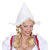 W WIDMANN MILANO Party Fashion - Hut Holländerin, weiß, Haube, niederländische Tracht,...