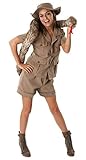 ORION COSTUMES Safari Anzug Afrika Forscher Damen Kostüm Fasching Karneval Verkleidung