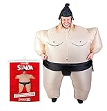 AirSuit® Aufblasbares Kostüm Sumo | Ausgefallenes Auflbaskostüm | Premium Qualität | Größe...