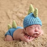 Ruspela Baby Dinosaurier Outfits Hut und Hose Set Neugeborenes Kostüm Fotografie Baby Fotografie...