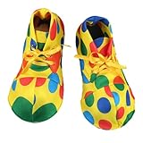 harayaa 1 Paar Erwachsene Clownschuhe, Clownschuh-Überzüge, Clown Kostüm Schuhe Zubehör...