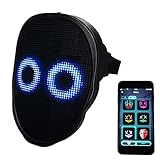 MOYACA LED-Maske mit Gestenerkennung, leuchtende Maske für Kinder/Männer/Frauen,...