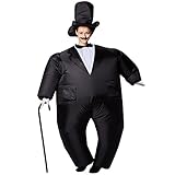 dressforfun Selbstaufblasbares Unisex Kostüm Smoking | Batteriebetrieben | Uneingeschränkte...