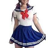 LittleForBig Baumwolle Strampler Onesie Pyjamas Bodysuit - Cosplay Magisches Mädchen Marineblau...