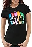 style3 Sailor Senshi Damen T-Shirt mond mondstein Moon Luna Mars Planet Anime, Größe:M