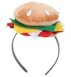 KarnevalsTeufel Haarreif Burger Hamburger Cheeseburger Kopfschmuck