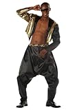 California Kost-me 194562 Old School Rapper Kost-m - Schwarz - Large-X-Large