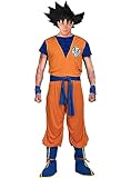 Funidelia | Goku Kostüm - Dragon Ball OFFIZIELLE für Herren Größe S Son Goku, Anime, Saiyan -...