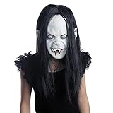 SIEBOLD Halloween Horror Maske,Hexen Maske,Dämonen latex Gesichtsmaske,Scary Clown Cosplay...