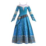 Lito Angels Prinzessin Merida Kleid Kostüm Verkleidung für Kinder Mädchen Größe 8-9 Jahre 134,...