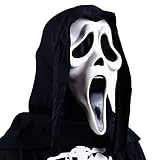 Bstask Schrei Maske Halloween Ghostface Maske Horror film Maske Scream Maske Gruselige Halloween...