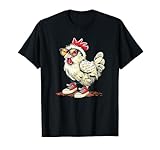 Cooles weißes Hühner-Kostüm für Jungen und Mädchen T-Shirt