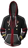 Yanny Damen Kairi Riku Hoodie Zip Jacke Sweatshirt Sweatshirt Kingdom Hearts Hoodie Herren Cosplay...