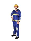 Rubie's 889502L Offizielles Feuerwehrmann-Kostüm, Größe L