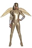 Rubies Damen DC Comics WW84 Gold Armored Wonder Woman Kostüm, siehe abbildung, Small