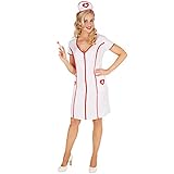 dressforfun Frauenkostüm Krankenschwester | Krankenschwesternkleid inkl. Haube (XL | Nr. 301417)