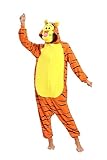 LABULA Tieroutfit Cosplay Jumpsuit Pyjamas Unisex Erwachsene Tierkostüme,Tiger,L