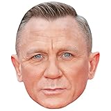 Daniel Craig (Stare) Maske aus Karton