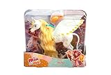 Simba 109480093 - Mia and Me Einhorn Onchao, mit beweglichen Flügeln, Haarclips, Bürste zum...