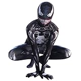 MYYLY Kind Venom Body Erwachsener Cosplay Spiderman Kostüm Superheld Halloween Overall Karneval...