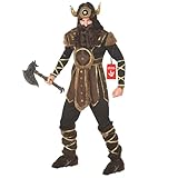 Morph Wikinger Kostüm Herren, Wikinger Herren Kostüm für Halloween, Karneval und Fasching, XL