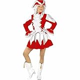 Widmann - Kostüm Funkenmariechen, Overall mit Kapuze und Maske, Karneval, Mottoparty