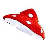 W WIDMANN MILANO Party Fashion 0211L - Hut Fliegenpilz für Erwachsene, Mütze Pilz, Kopfbedeckung...