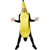 dressforfun Kostüm Banane Bananenkostüm | Super lustiges, ärmelloses, längeres Oberteil |...