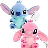 Glurak Stich Kuscheltier Lilo Plüschtier Plüschpuppe -2 Stück Stofftier Plüsch 20cm Gefüllte...