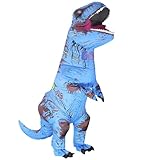 Rafalacy Aufblasbares Dinosaurier-Kostüm für Erwachsene, T-Rex- und Jurassic-Kostüm, lustiges...