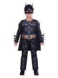 von amscan Kind Jungen Dark Knight Batman Kostüm (Alter 4-6 Jahre)