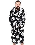 Disney The Nightmare vor Weihnachtsklemmkleid Herren Black PJS Bademantel M
