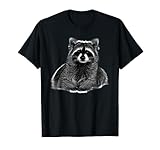 Waschbär Kostüm Racoon Marder Herren Geschenk T-Shirt